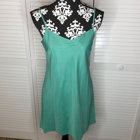 Lauren Conrad Sheer Palm Tree Dress & Slip Size 4 - Picture 5 of 8